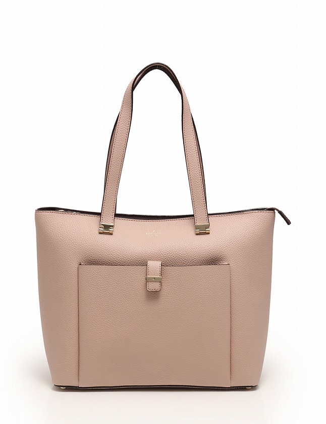 美品 kate spade ケイトスペード レザー トートバッグ ベージュ 超美品