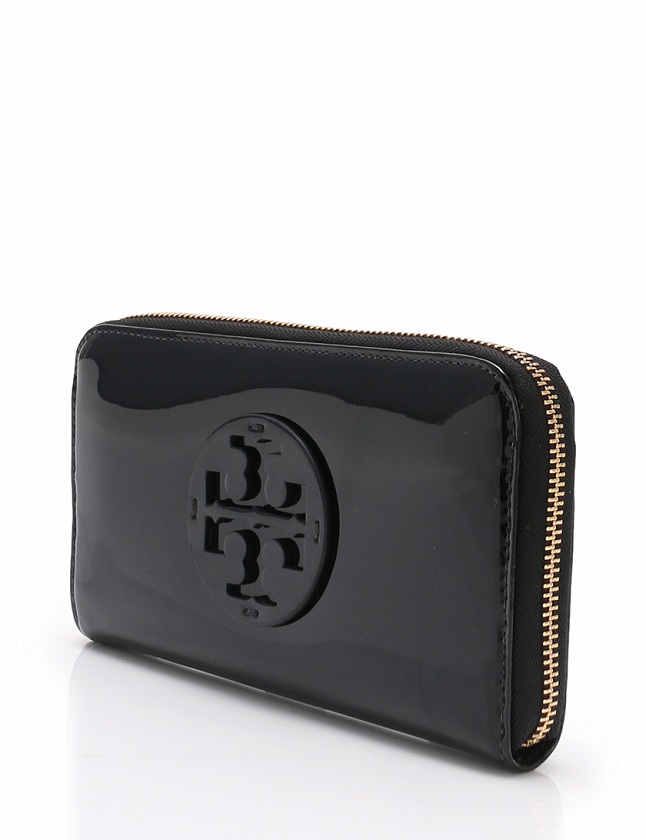 トリーバーチ TORY BURCH 長財布 ラウンドファスナー 黒 ブラック 小物 