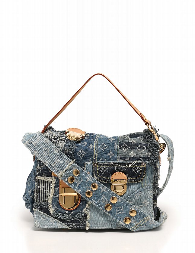 Louis Vuitton デニムショルダーバッグ 