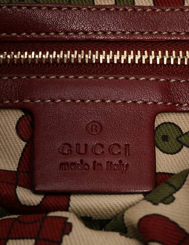 グッチ GUCCI ショルダーバッグ ホーボーバッグ グッチシマ 赤茶