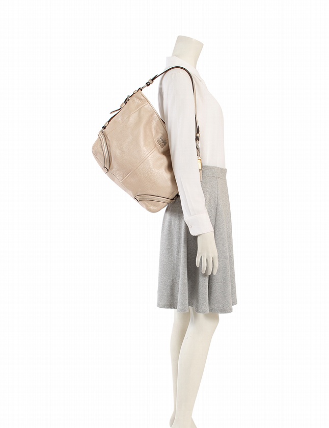 コーチ COACH ショルダーバッグ カタリーナ アイボリー メタリック 