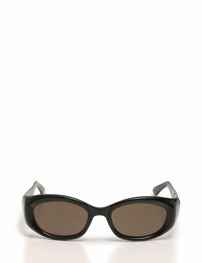 グッチ GUCCI サングラス 黒 ブラック 小物 プラスチック オーバル  