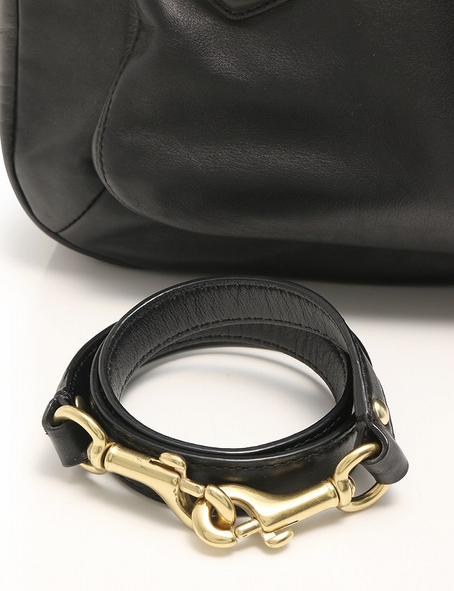 コーチ F26127 ショルダーバッグ ブラック COACH マグネット式フラップ