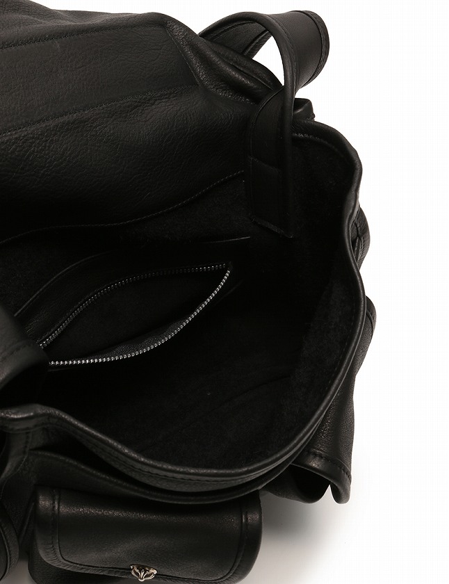 自身購入クロムハーツ 希少 正規品 ブラックナイロン メッセンジャーバッグ 関税込 クロムハーツ #1 スナットパック ミディアム (CHROME HEARTS