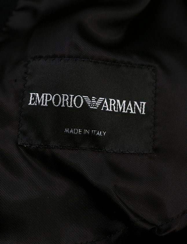 エンポリオアルマーニ EMPORIO ARMANI Pコート ピーコート 黒