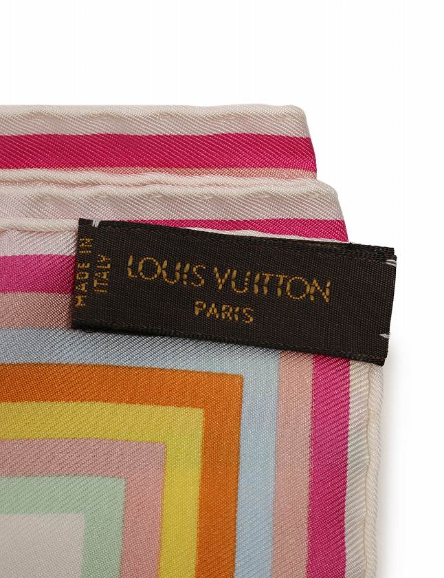 【ルイヴィトン】スカーフ　モノグラム　マルチカラー　レディース　箱あり ルイ・ヴィトン モノグラム マルチカラー レディース スカーフ