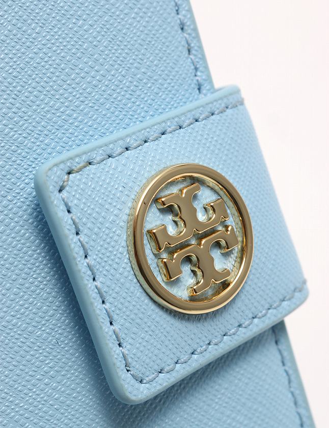 TORY BURCH 折り財布　ブルー TORY BURCH 折り財布 ブルー 二つ折り財布 ブルー（青）系 Tory