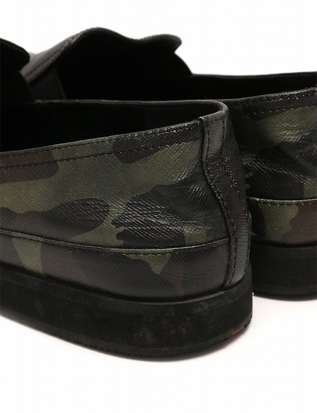 プラダスポーツ PRADA SPORT スリッポン スニーカー サフィアーノ 