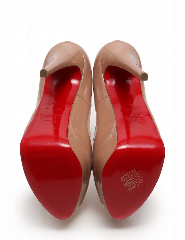 クリスチャンルブタン Christian louboutin パンプス オープントゥ ハイヒール ヌード ベージュ 24cm シューズ 37 パテントレザー LADY PEEP 150 PATENT CALF 3100893 箱 保存袋付き レディース クリスチャンルブタン Christian louboutin パンプス オープントゥ ハイヒール ヌード ベージュ 24cm シューズ 37 パテントレザー LADY PEEP 150 PATENT CALF 3100893 箱 保存袋付き レディース