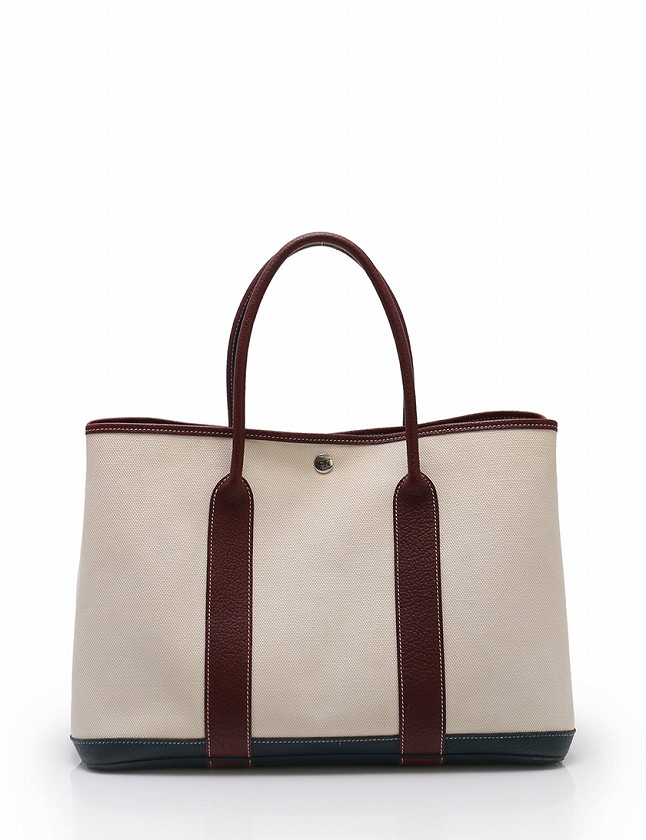 【美品】エルメス ガーデンパーティpmトートバッグ キャンバス エルメス ハンドバッグ 《ガーデン・パーティ》 | Hermès