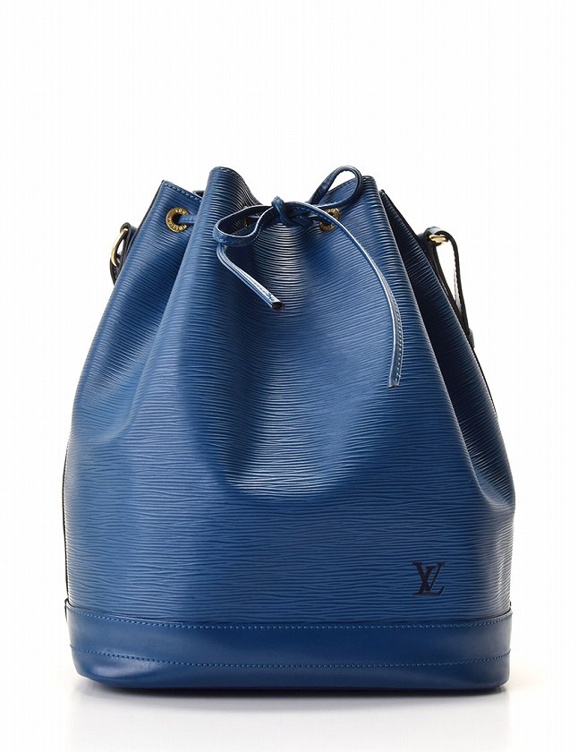 ルイヴィトン LOUIS VUITTON ショルダーバッグ 巾着 ノエ エピ 青  