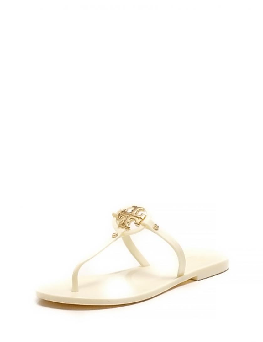トリーバーチ TORY BURCH サンダル トング フラット アイボリー 