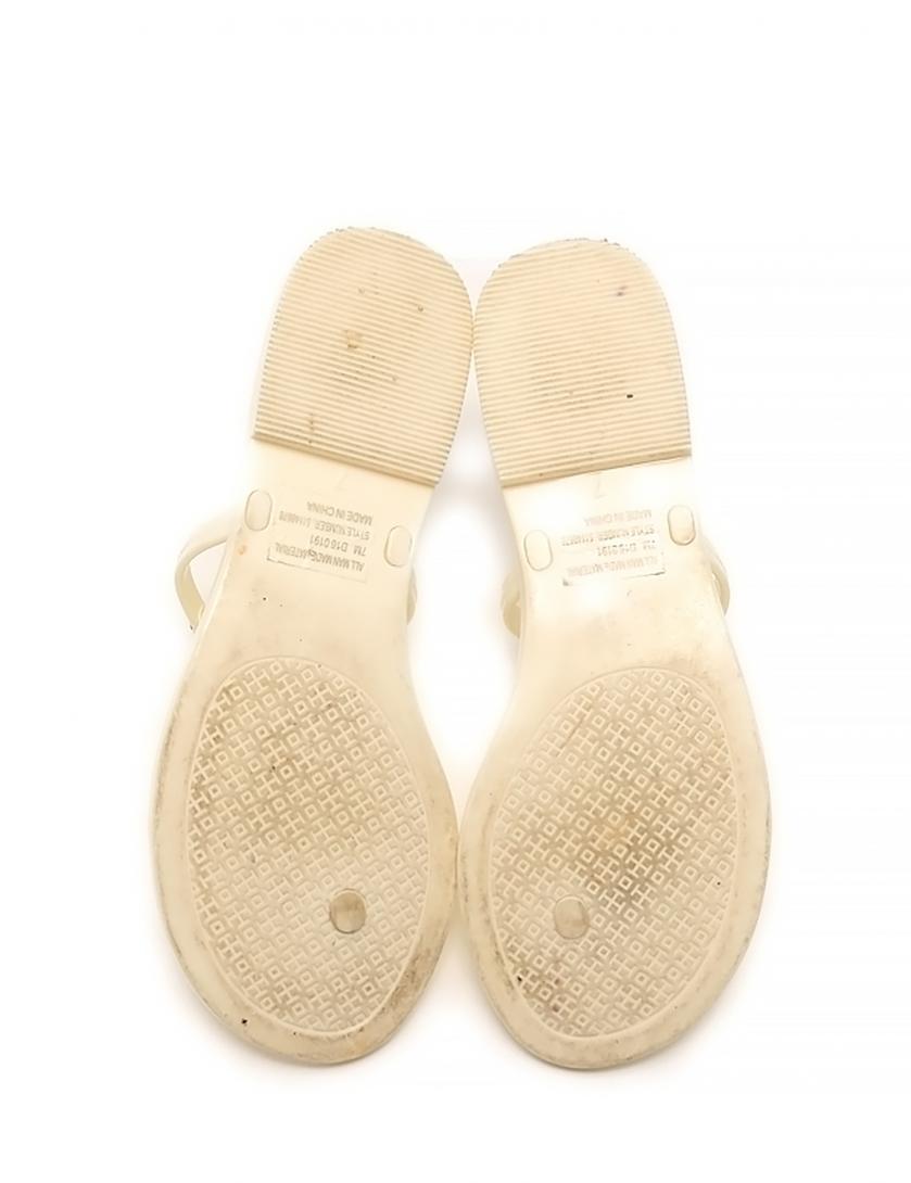 トリーバーチ TORY BURCH サンダル トング フラット アイボリー 