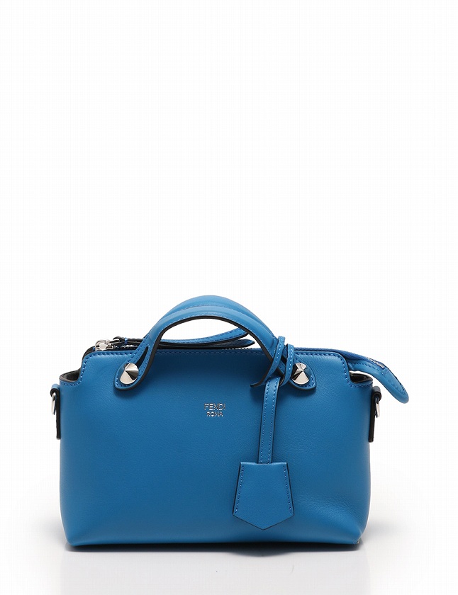 フェンディ FENDI ハンドバッグ ショルダーバッグ ミニバイザウェイ 青  