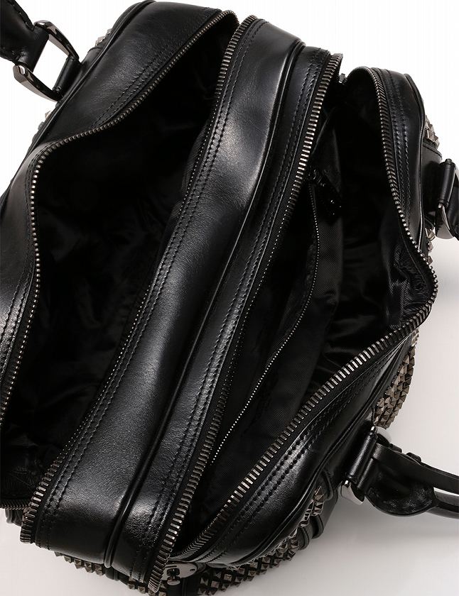 BURBERRY プローサム バーバリー レザー ブラック ハンドバッグ バーバリープローサムコレクション BURBERRY PRORSUM COLLECTION
