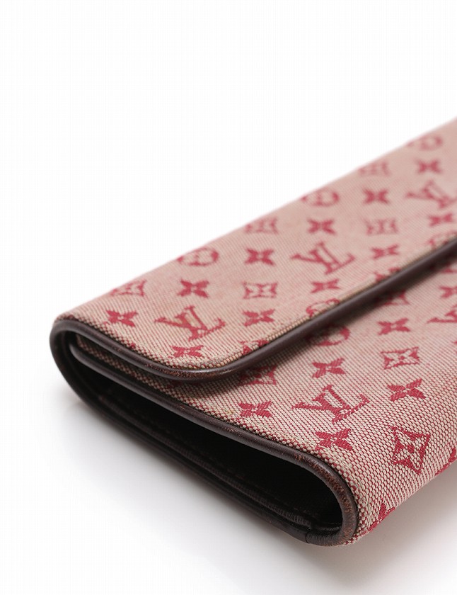 ルイ・ヴィトン 折り財布 モノグラム ピンク系　ポルトトレゾール ルイヴィトン LOUIS VUITTON 長財布 ポルトトレゾール