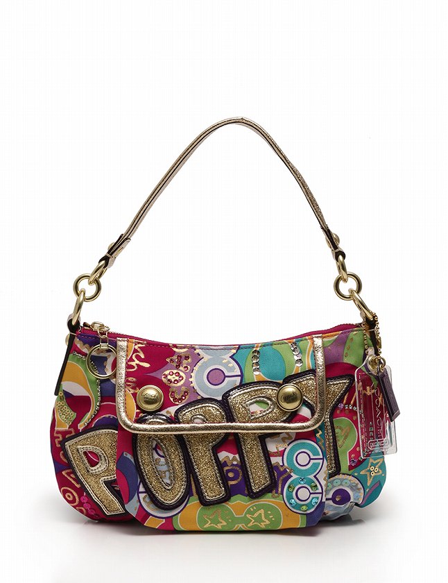 コーチ COACH ショルダーバッグ ポップカラーコレクション ゴールド 紫  