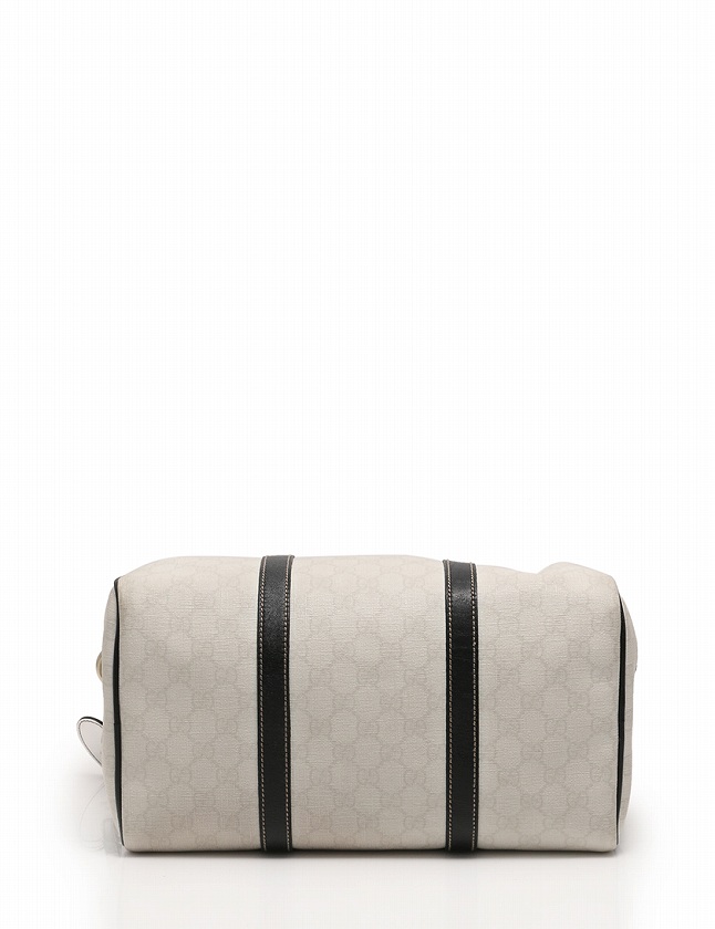 グッチ GUCCI ハンドバッグ ミニボストンバッグ GGスプリーム 白