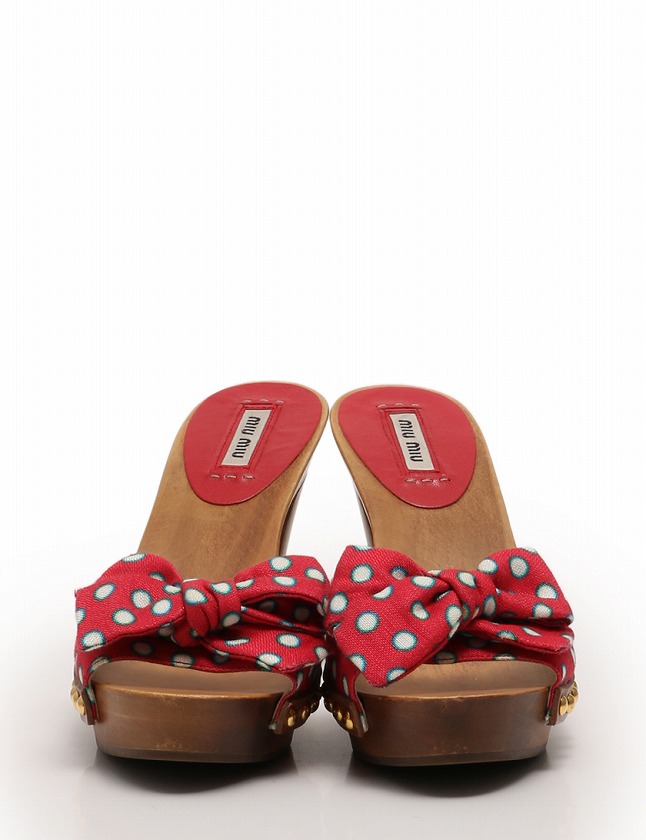 miumiu 花柄ミュール 36.5 miumiu 花柄ミュール 36.5
