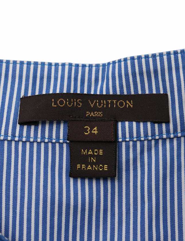 LOUIS VUITTON ノースリーブミニワンピース 34 LOUIS VUITTON - ルイヴィトン モノグラム デニムワンピース