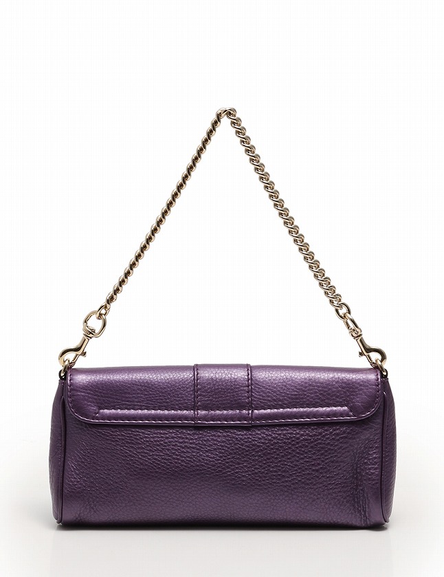 グッチ GUCCI ショルダーバッグ クラッチバッグ チェーン 紫 パープル  