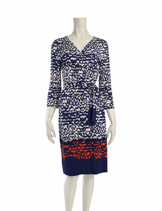 DianeVonFurstenberg DVF ダイアン ラップ ワンピース ラップドレス
