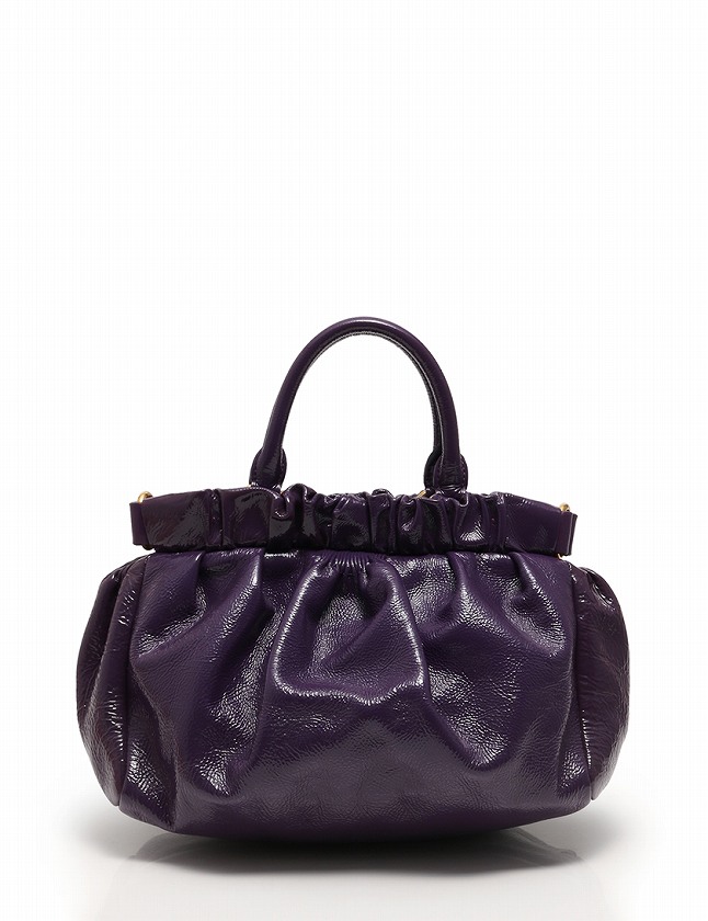 ミュウミュウ miumiu ハンドバッグ ショルダーバッグ 紫 パープル 