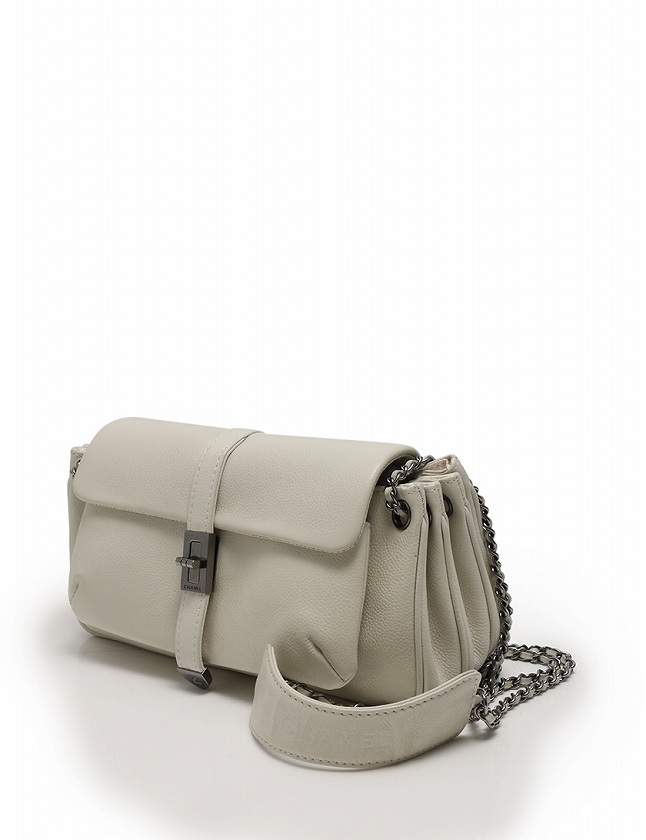 CHANEL アイボリー ショルダーバッグ シャネル CHANEL ショルダーバッグ ポシェット 2.55 チェーン