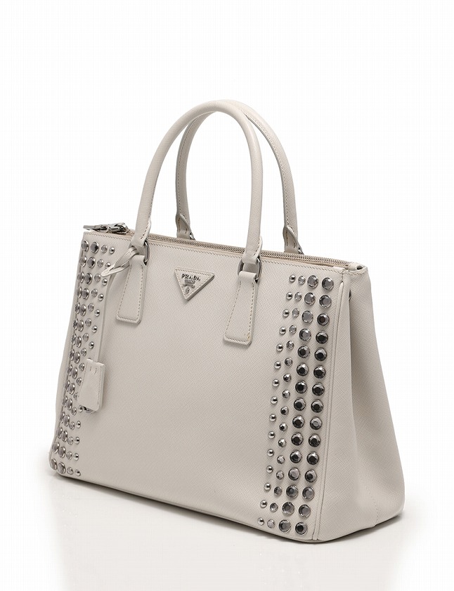 プラダ PRADA ハンドバッグ ショルダーバッグ ガレリア アイボリー 白 