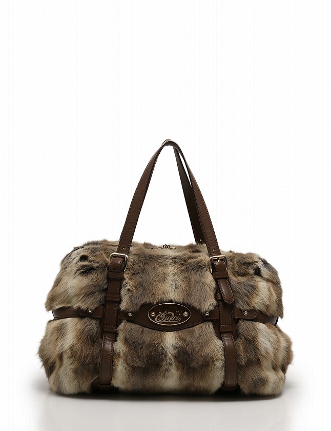 GUCCI ファーバッグ 保存袋付 GUCCI（ファー ・ ショルダーバッグ）の