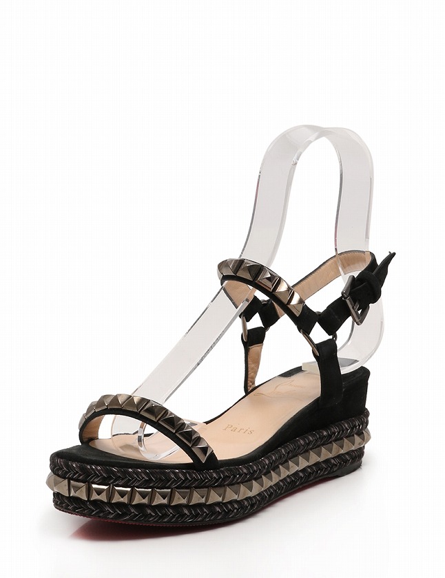 Christian Louboutin ストラップ サンダルウェッジソール箱あり