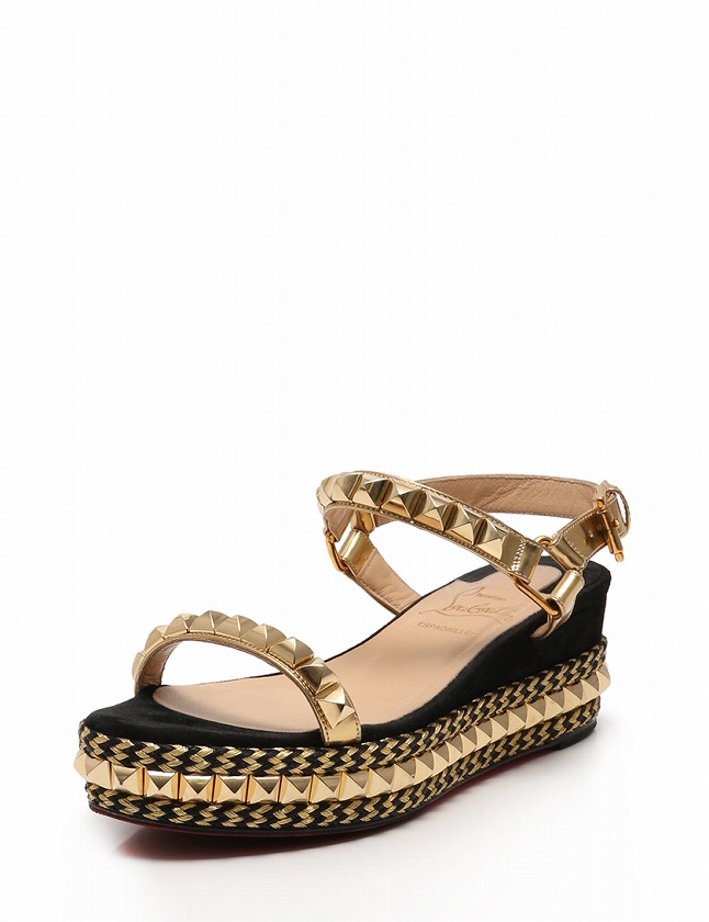 クリスチャンルブタン Christian louboutin サンダル ウェッジソール  