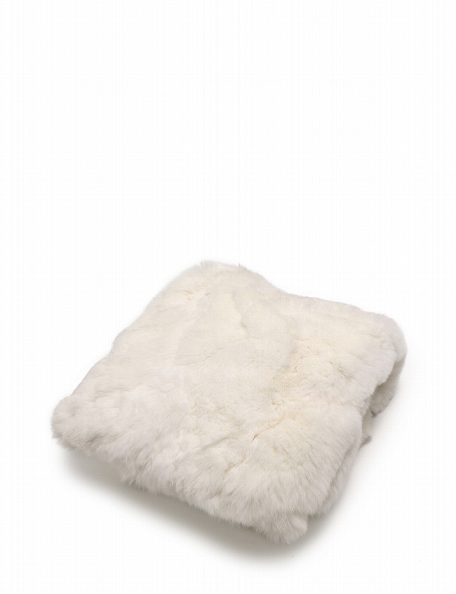 シャネル CHANEL マフラー ロングマフラー 白 ホワイト 小物 ファー