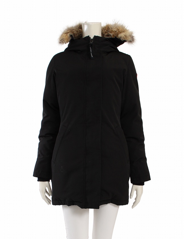 カナダグース CANADA GOOSE ダウンコート ビクトリアパーカ 黒 