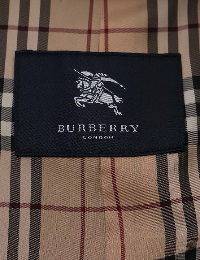 バーバリー BURBERRY ステンカラーコート ロングコート ブラウン 茶色