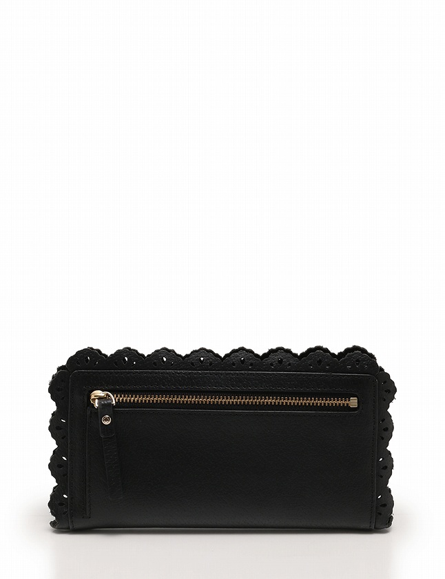 ケイトスペード KATE SPADE 長財布 二つ折り 黒 ブラック 小物 レザー 