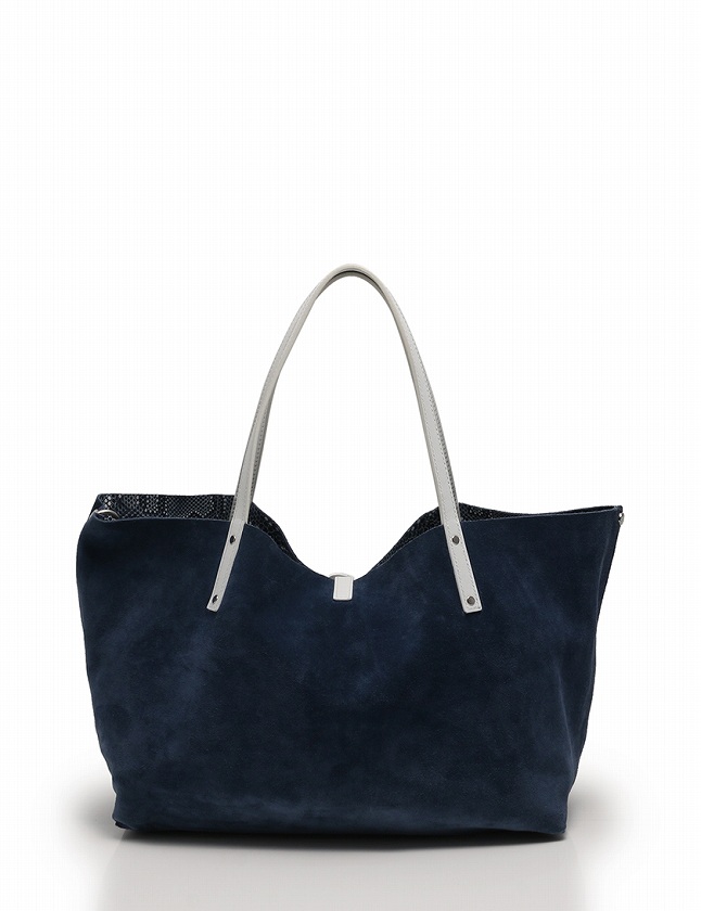 ティファニー TIFFANY & CO. トートバッグ ショルダーバッグ ネイビー