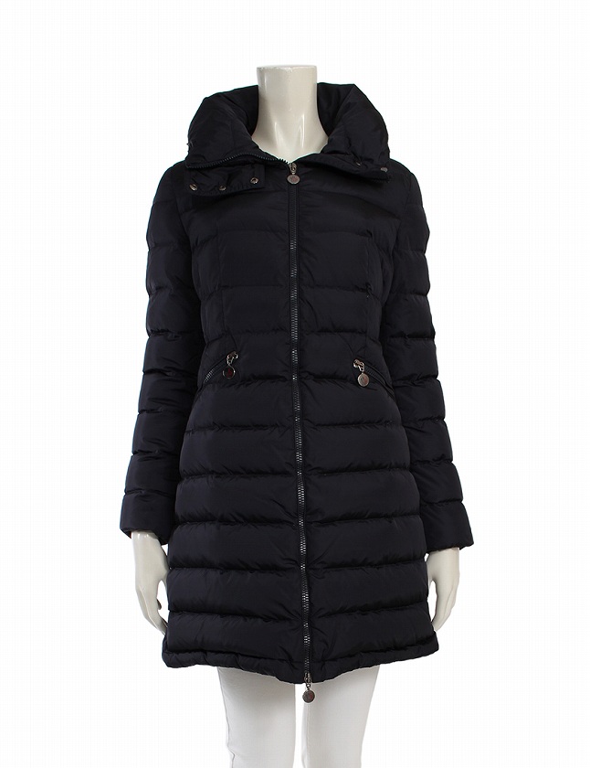 モンクレール MONCLER ダウンコート ロングコート フラム ネイビー 紺 