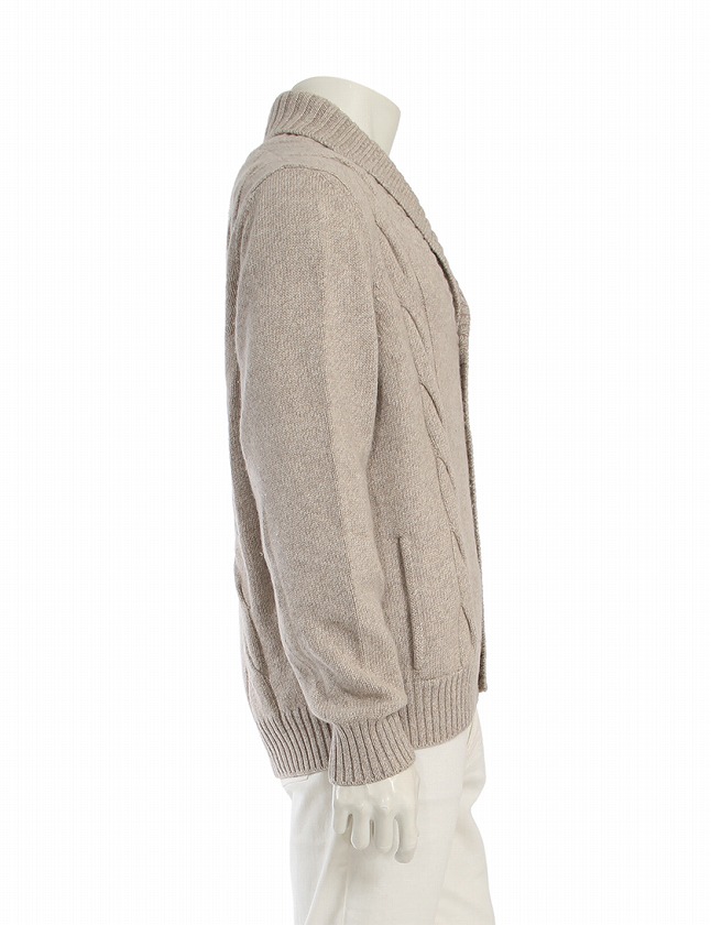 ロロピアーナ Loro Piana カーディガン ニット ショールカラー 