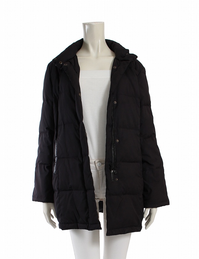 バーバリーロンドン BURBERRY LONDON ダウンコート 黒 ブラック M