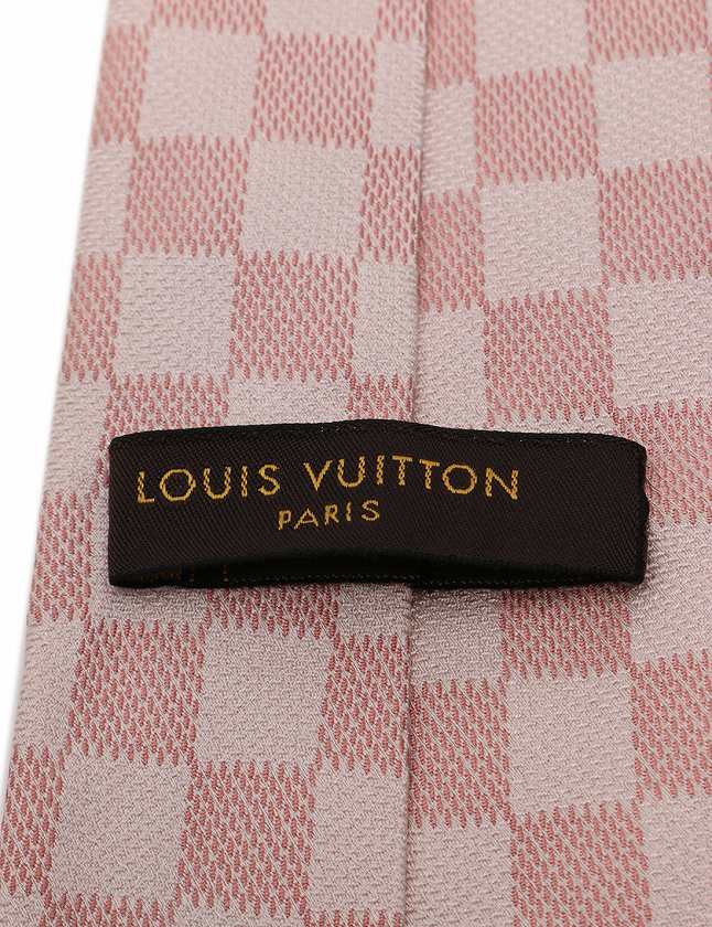 ルイヴィトン LOUIS VUITTON ネクタイ レギュラータイ ダミエ柄