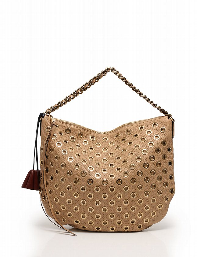 マークジェイコブス MARC JACOBS ショルダーバッグ ベージュ ゴールド 