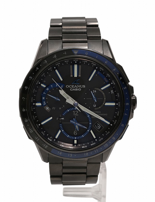 OCEANUS オシアナス　OCW-T100 黒文字盤 2025年最新】Yahoo!オークション -ocw-t100の中古品・新品・未