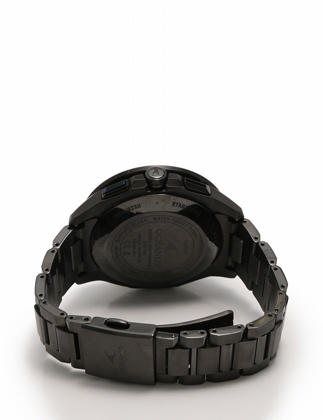 オシアナス OCEANUS 腕時計 オシアナス GPSソーラー 黒 ブラック