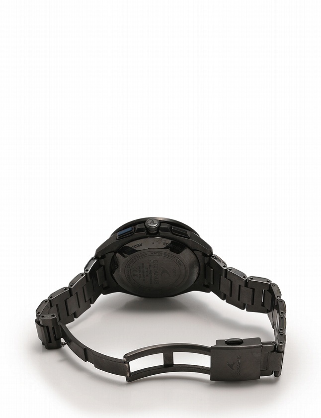 オシアナス OCEANUS 腕時計 オシアナス GPSソーラー 黒 ブラック 青