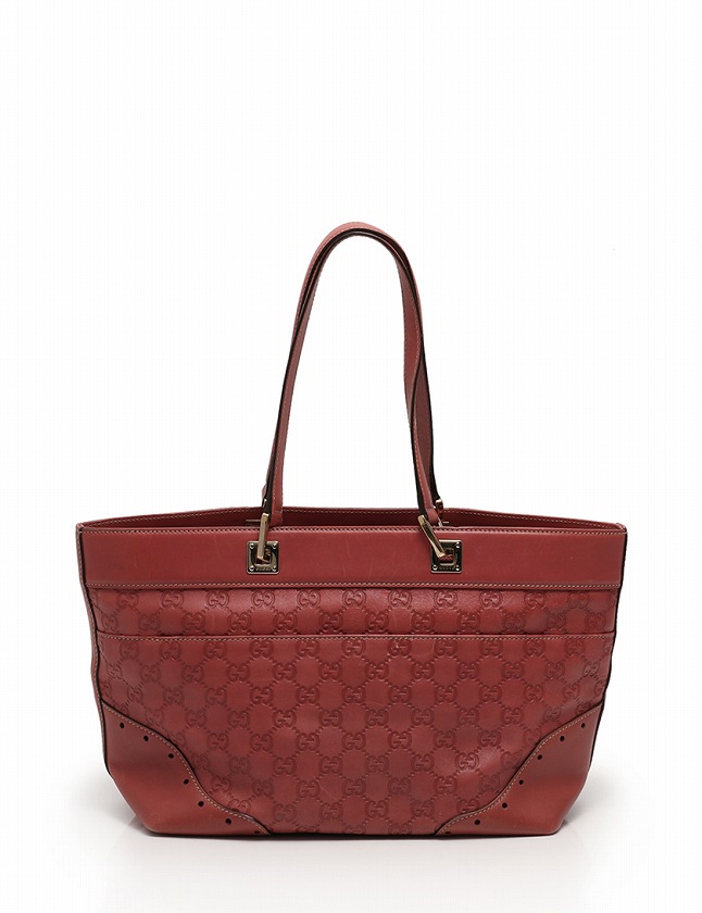 GUCCI 赤 レザー トートバッグ GUCCI(グッチ) バンブーレザー2wayバッグ黒 ＆ スイングレザー