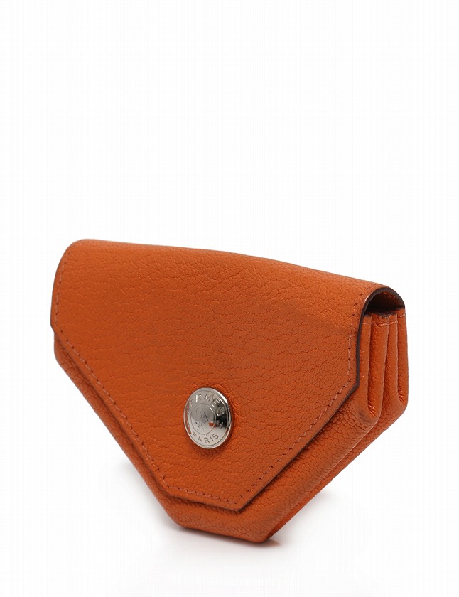 エルメス HERMES コインケース 小銭入れ ルヴァンキャトル オレンジ 