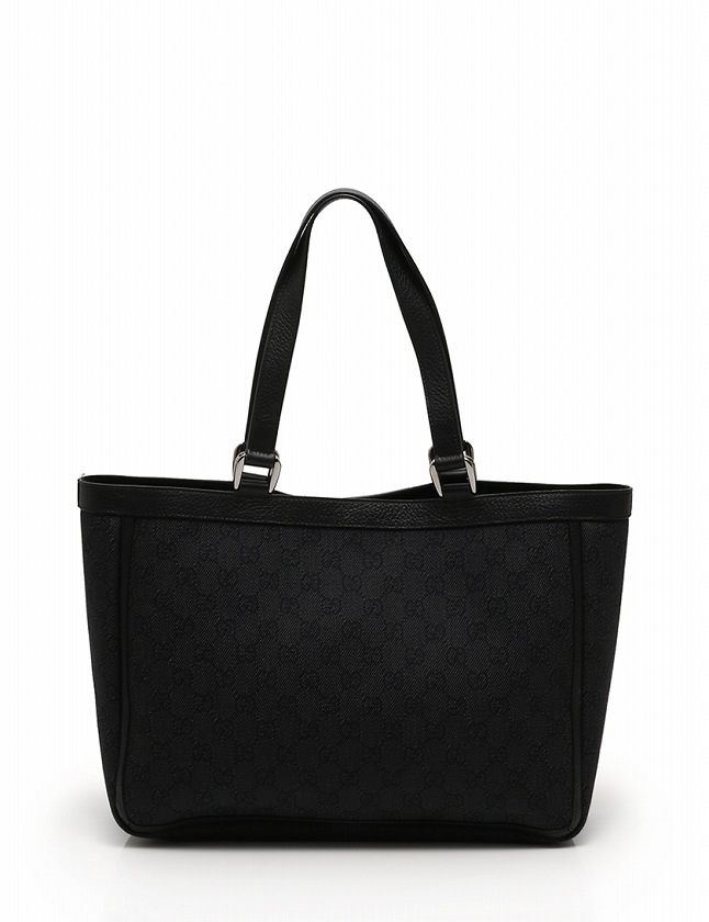 配送員設置 ショルダーバッグ トートバッグ GUCCI グッチ 黒 GG柄 ブラック バッグ