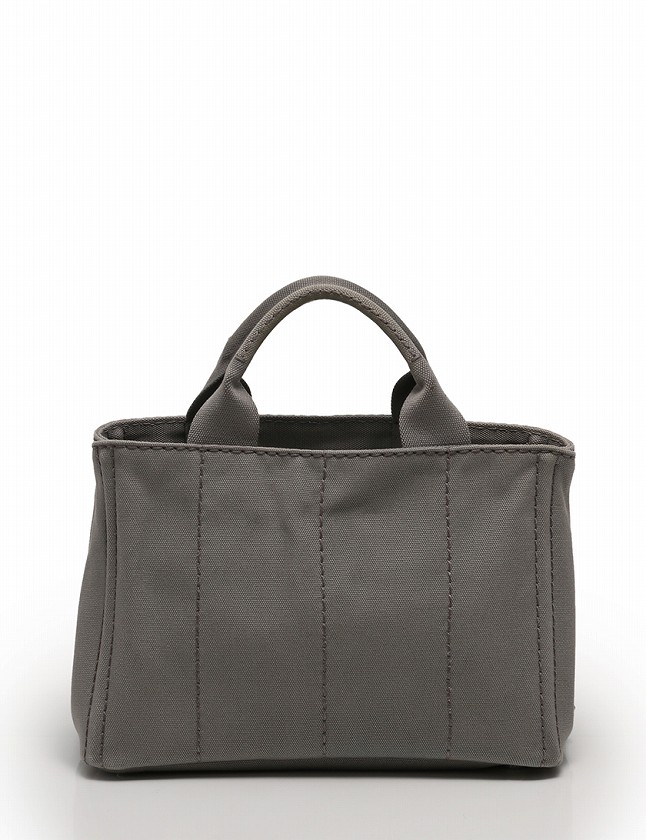 プラダ PRADA トートバッグ ショルダーバッグ カナパ グレー