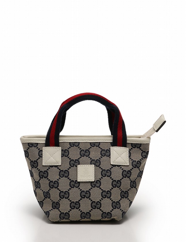 グッチ GUCCI ハンドバッグ チルドレンズ 白 ネイビー 赤 GG